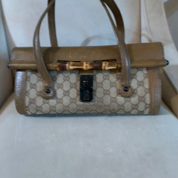 Gucci Jackie Bamboo Barrel Handbag - Picture 1 of 9